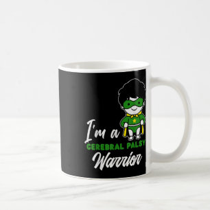 Taza De Café Parálisis cerebral Guerrero Cp Héroe de la Palabra