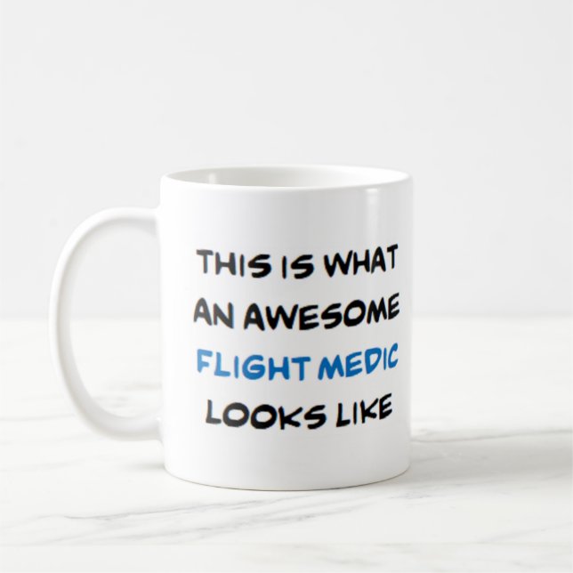 Taza De Café paramédico de vuelo, increíble (Izquierda)