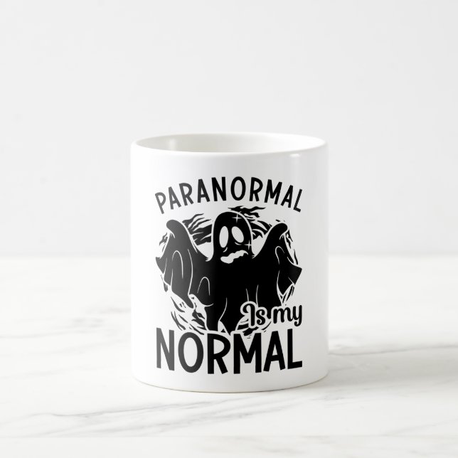 Taza De Café Paranormal es mi caza fantasma normal (Centro)