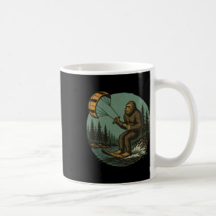 Taza De Café Parapente acuático Bigfoot Vintage divertido Sasqu