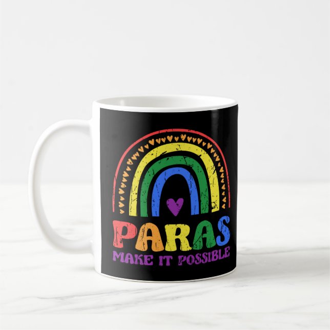 Taza De Café Paras hacer posible la asistente de profesores (Izquierda)
