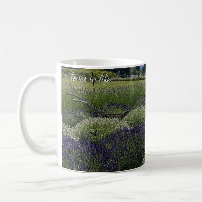Taza De Café Parche Country Lavender (Izquierda)