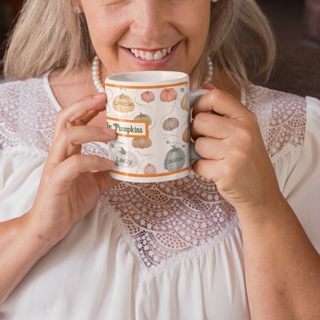 Taza De Café Parche de calabaza de vinagre colorido (Subido por el creador)