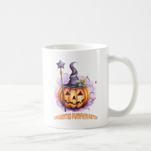 Taza De Café Parche de calabaza encantado