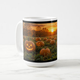 Taza De Café Parche de Calabaza Encanto de Otoño