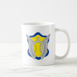 Taza De Café Parche de color del Regimiento de Cavalry 17