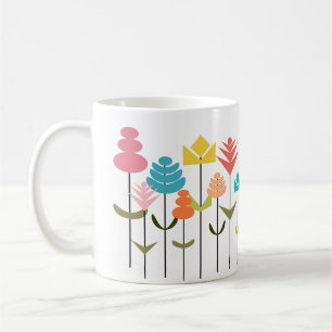 Taza De Café Parche de flores