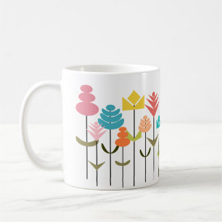 Taza De Café Parche de flores