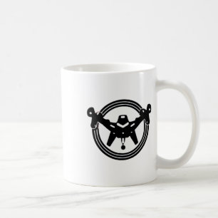 Taza De Café Parche de piloto de equipo de UAV RPV enjambre de