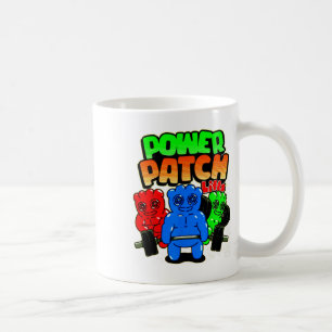 Taza De Café Parche de Poder Divertido Levanta Pesas Culturismo