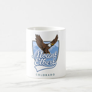 Taza De Café Parche de viaje al Monte Elbert