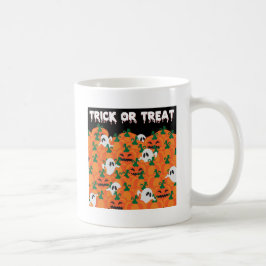 Taza De Café Parche Halloween Ghosts Haunted Pumpkin