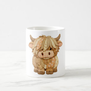 Taza De Café Parche Highland Cow