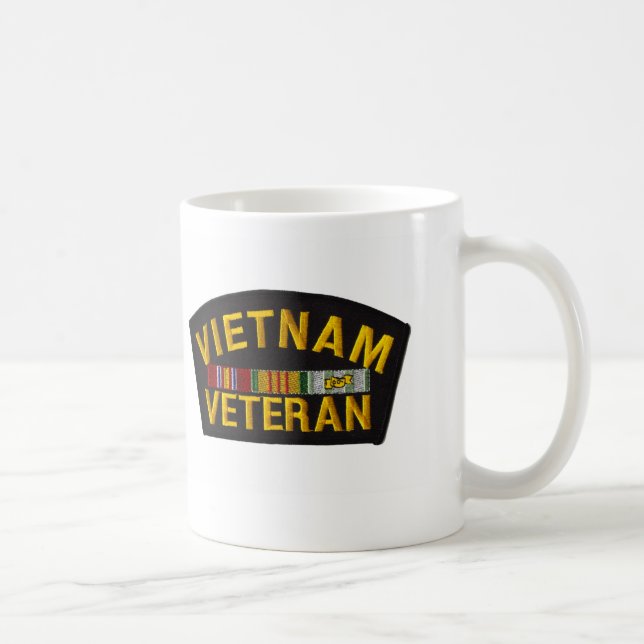 Taza De Café Parche Veterano VIETNAM (Derecha)