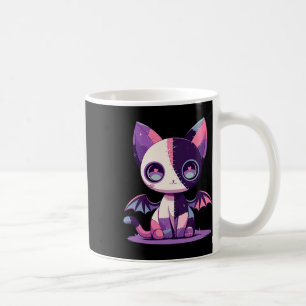 Taza De Café Parche Zombie de la bruja del Gótico Kawaii Pastel