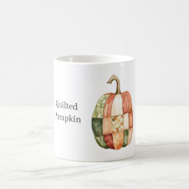 Taza De Café Parches de Calabaza Acolchados