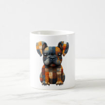 Parchwork Bulldog francés Mug