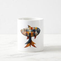 Parchwork Fish Mug
