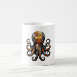 Taza De Café Parchwork Octopus Mug