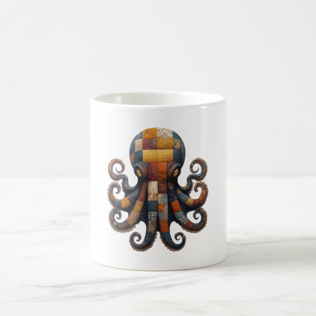 Taza De Café Parchwork Octopus Mug (Centro)