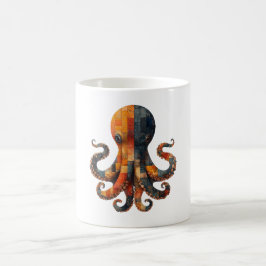 Taza De Café Parchwork Octopus Mug