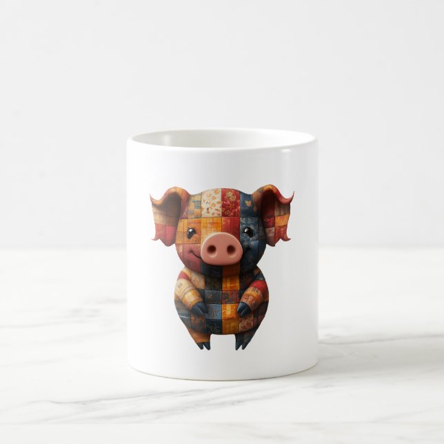 Taza De Café Parchwork Pig Mug (Centro)