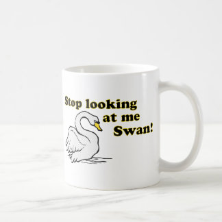 Taza De Café Pare el mirar de mí cisne