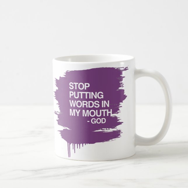 TAZA DE CAFÉ PARE EL PONER DE PALABRAS EN MI MES (Derecha)