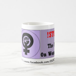 Taza De Café Pare la guerra en mujeres