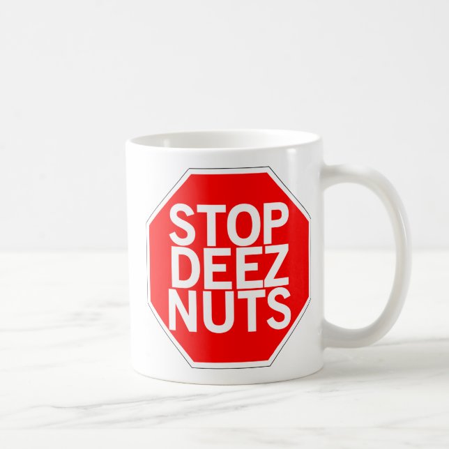 Taza De Café Pare las nueces de Deez (Derecha)