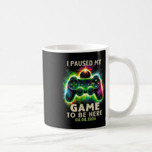 Taza De Café Paré Mi Juego Para Estar Aquí Eclipse Solar Total
