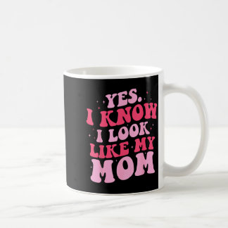 Taza De Café Parece mamá divertida hija día de la madre