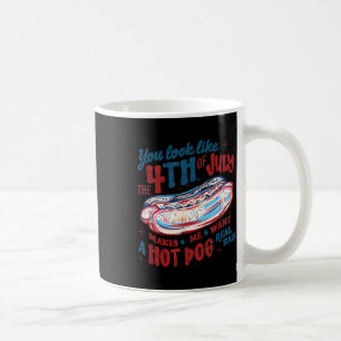 Taza De Café Pareces el Hot Dog del 4 de Julio