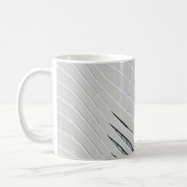 Taza De Café Pared de hormigón blanco (Izquierda)