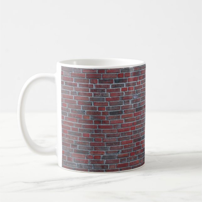 Taza De Café Pared de ladrillo (Izquierda)