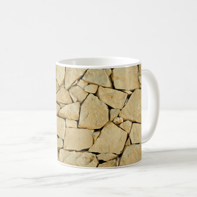 Taza De Café Pared de piedra seca Mug (Anverso derecho)