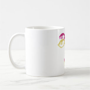 Taza De Café Pared Florecillas