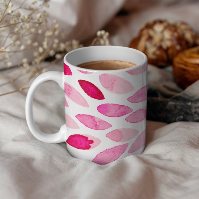 Taza De Café Paredes de brocha acuarela - paleta rosa (Subido por el creador)