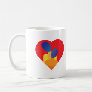 Taza De Café Pareja abstracta