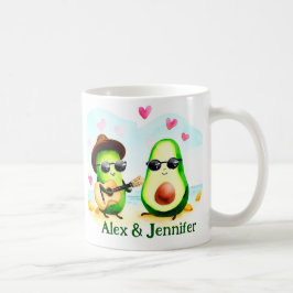 Taza De Café Pareja de aguacate