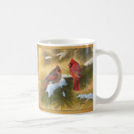 Taza De Café Pareja de cardenales