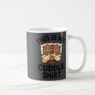 Taza De Café Pareja de castores divertidos Este es mi abrazo