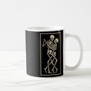 Taza De Café Pareja de esqueleto bailando - Halloween gótico ro