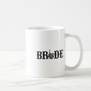 Taza De Café Pareja de Halloween Novia Groom Skeleton Matching