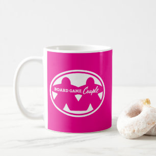 Taza De Café Pareja de juego de mesa Mug de marco blanco