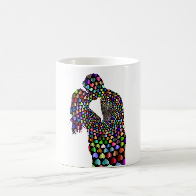 TAZA DE CAFÉ PAREJA DE KISSING (Centro)