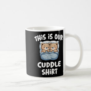 Taza De Café Pareja de osos lindos Este es nuestro abrazo