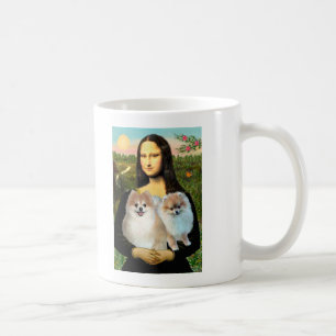 Taza De Café Pareja de Pomerania 3 - Mona Lisa