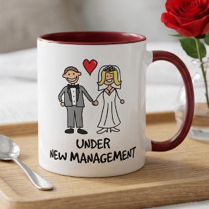 Taza De Café Pareja de recién casados adorable - Bajo nueva adm