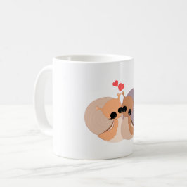 Taza De Café Pareja de Snail Mug